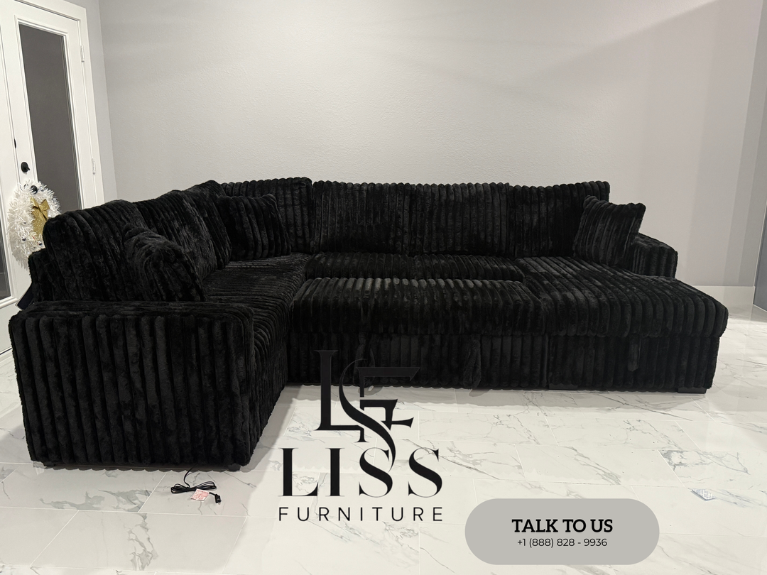 Raha II - Sectional Sofa w/ Pull-Out