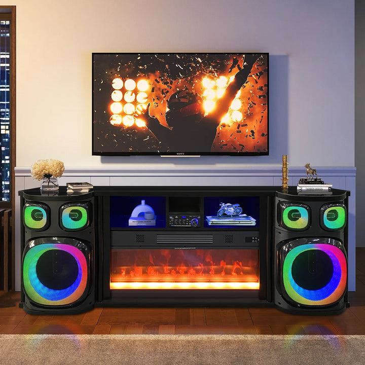 A-F16 Party On Fireplace