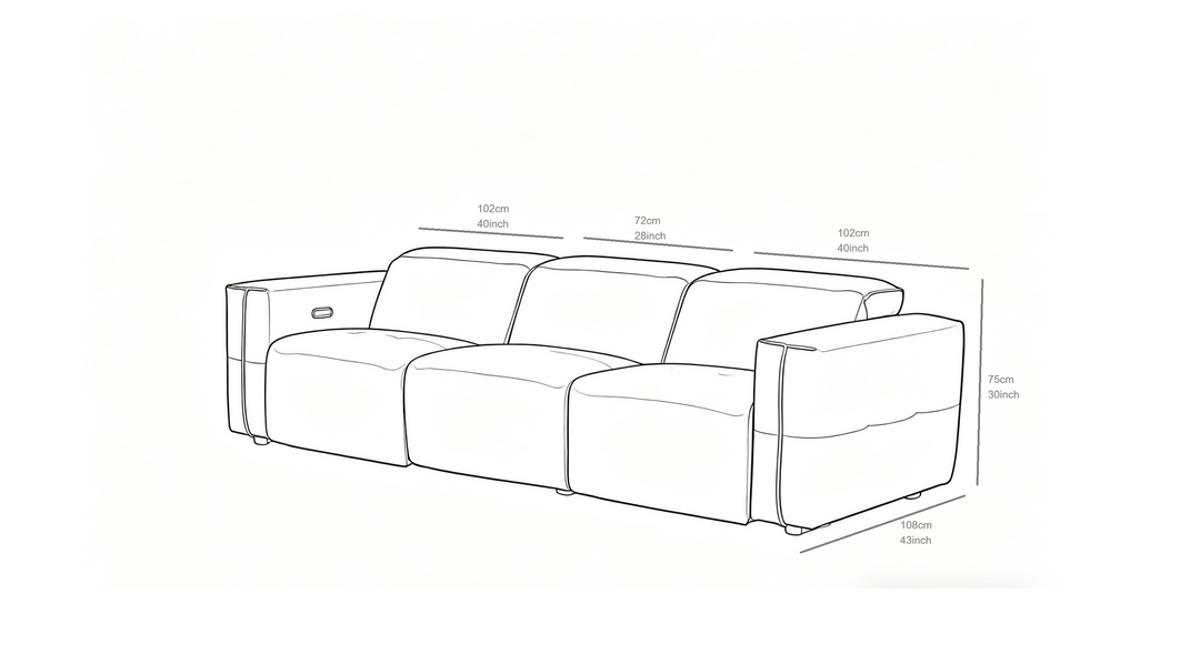 MI-2500 Ember Reclining Sofa & Loveseat