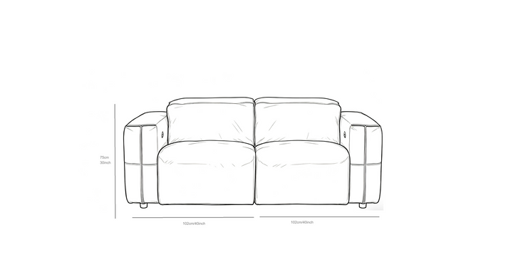 MI-2500 Ember Reclining Sofa & Loveseat