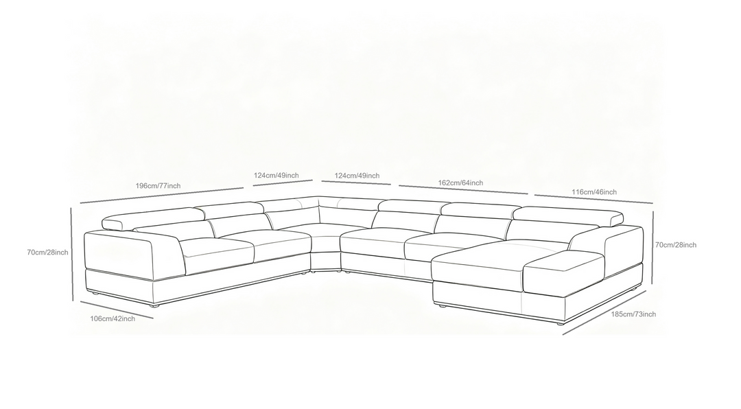MI-5107 Nella Sectional Sofa