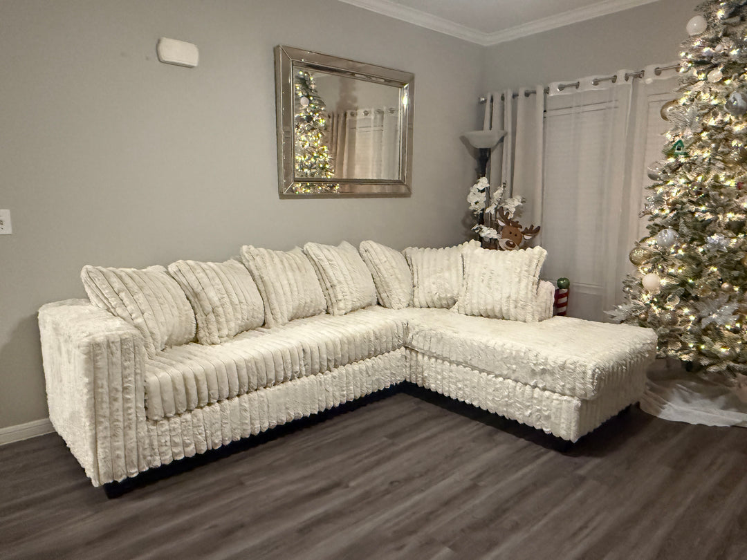 S300 Gia Corduroy Sectional Sofa