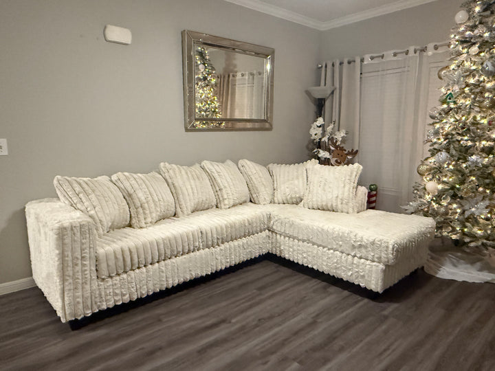 S300 Gia Corduroy Sectional Sofa