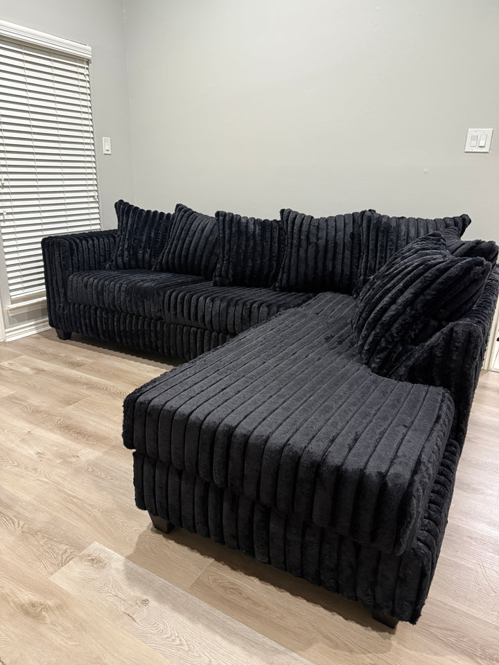 S300 Gia Corduroy Sectional Sofa