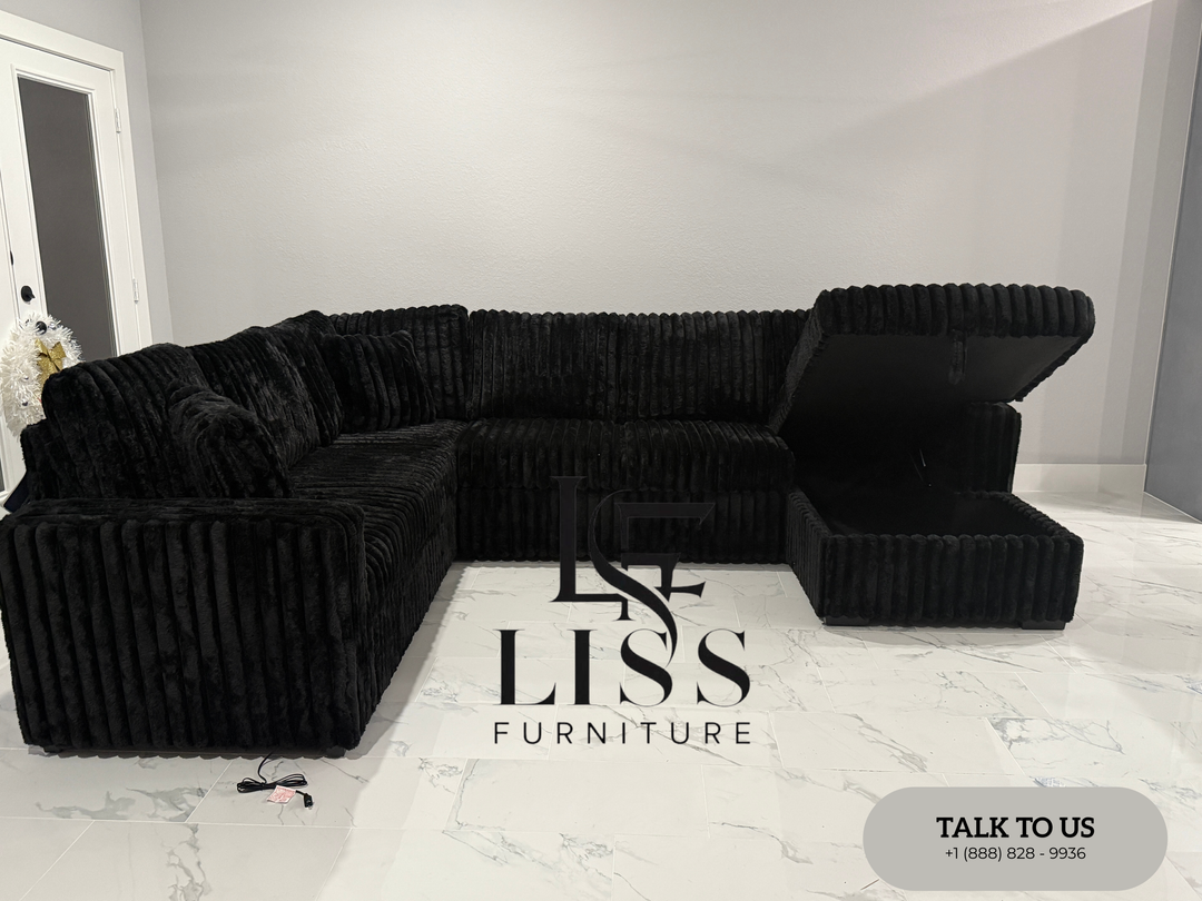 Raha II - Sectional Sofa w/ Pull-Out