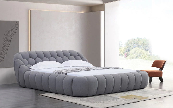 B127 Bubbles Bed Frame (Grey)