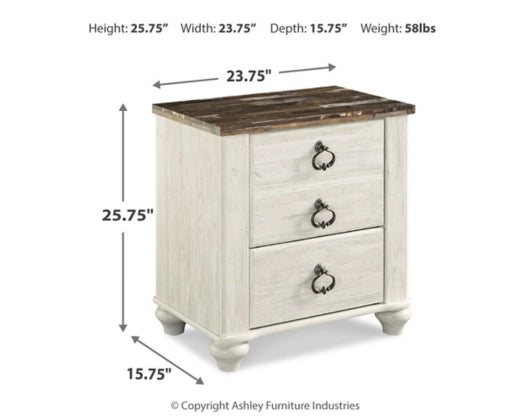 ASB267 Willowton Bedroom Set