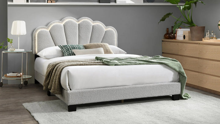 B9132 Gul LED Bed Frame – Grey