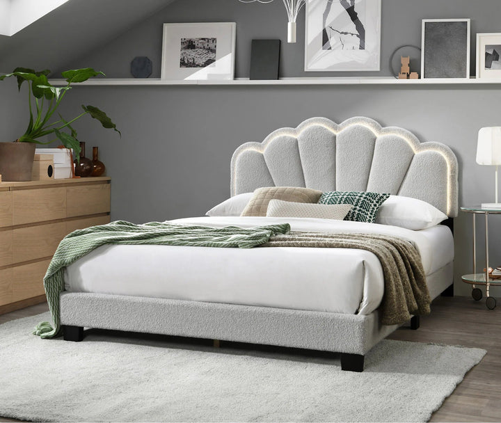 B9132 Gul LED Bed Frame – Grey