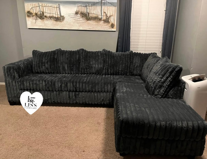 S300 Gia Corduroy Sectional Sofa