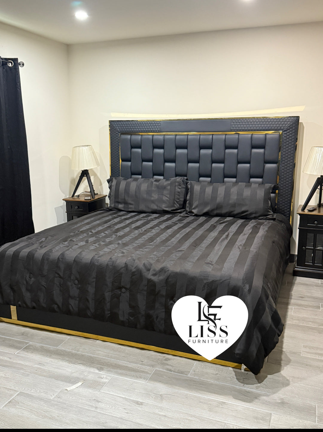 B700 Marbella Bed Frame w/ Hidden Storage