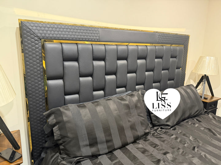 B700 Marbella Bed Frame w/ Hidden Storage