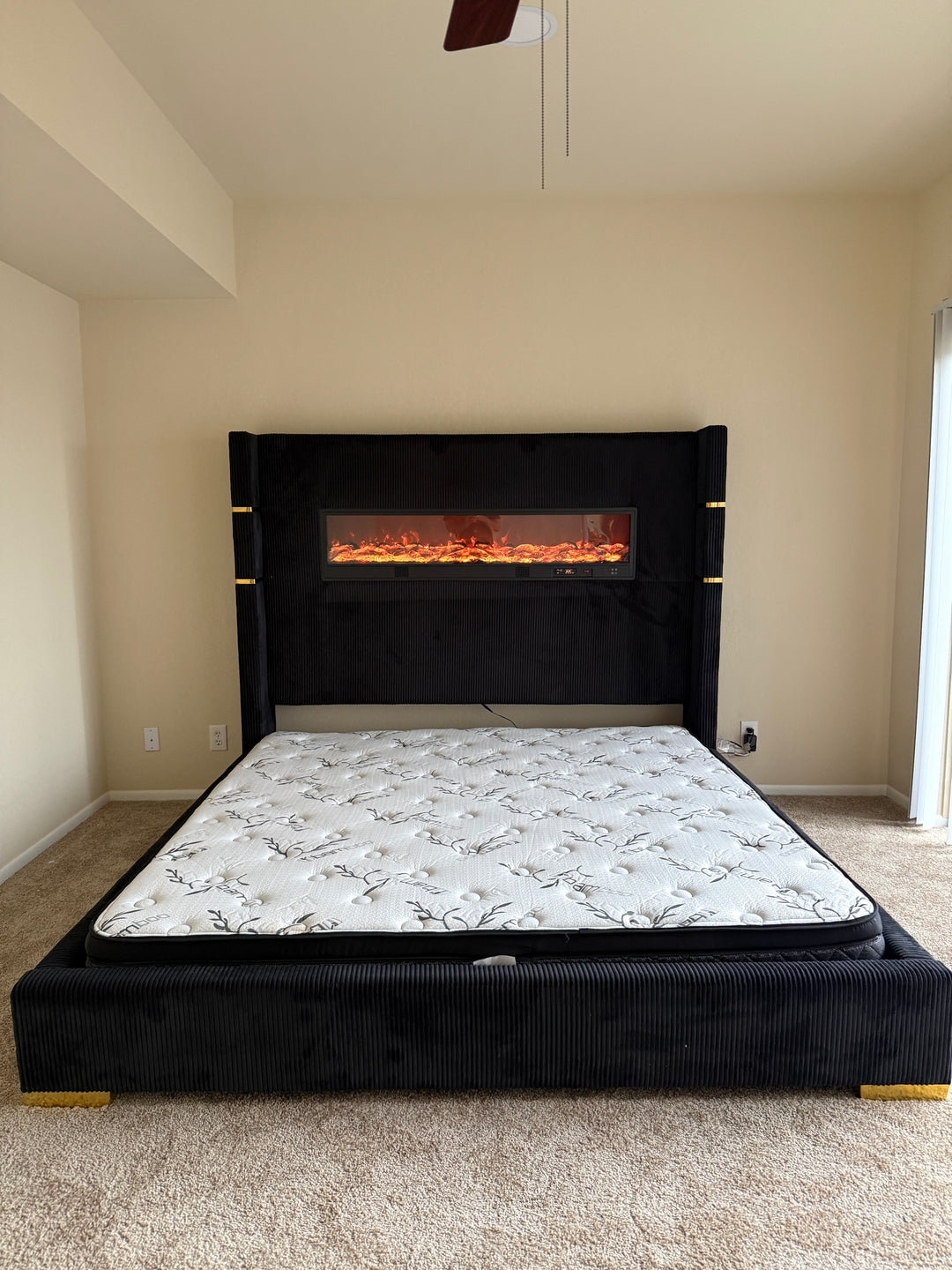 X-Fire Black Bed KING ONLY