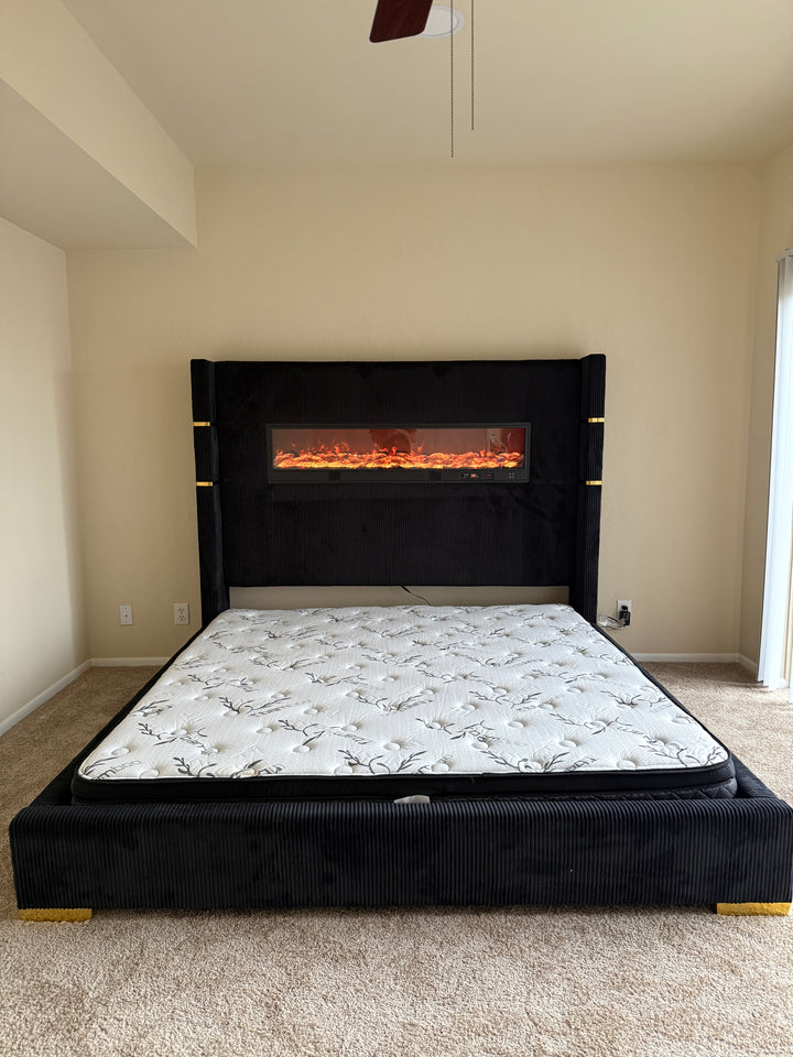 X-Fire Black Bed KING ONLY