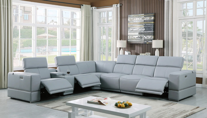 MI-1122 Franco 7-Piece Power Reclining Sectional