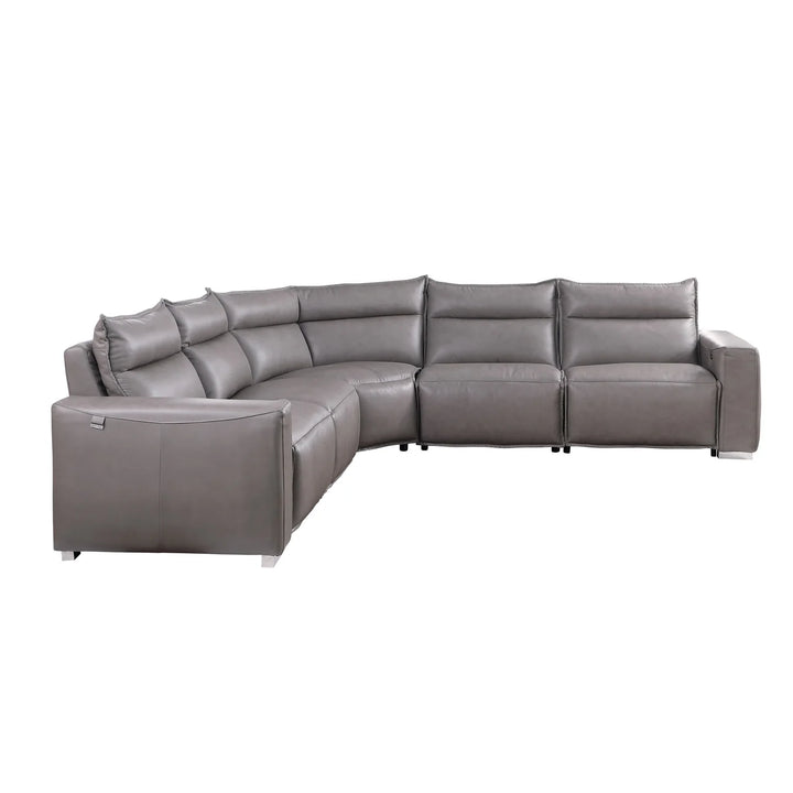 MI-1235 Sierra Reclining Sectional (Italian Leather)