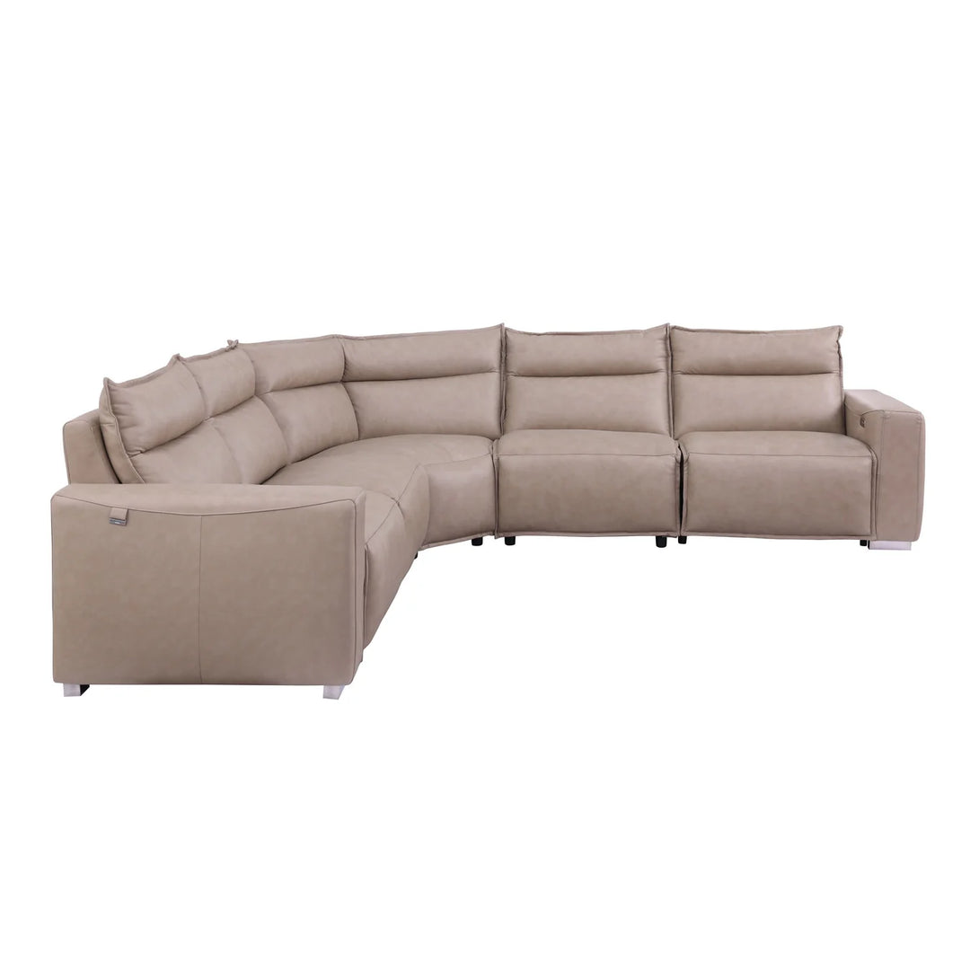 MI-1235 Sierra Reclining Sectional (Italian Leather)