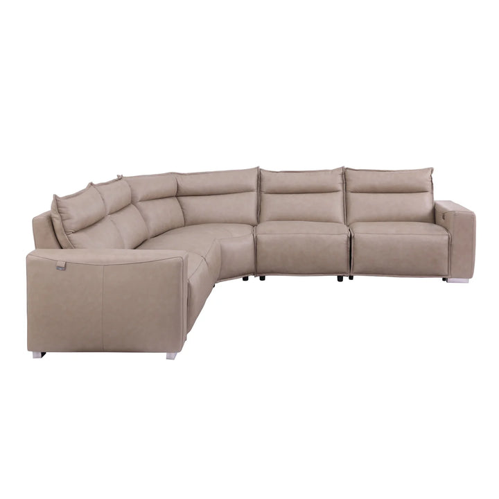 MI-1235 Sierra Reclining Sectional (Italian Leather)