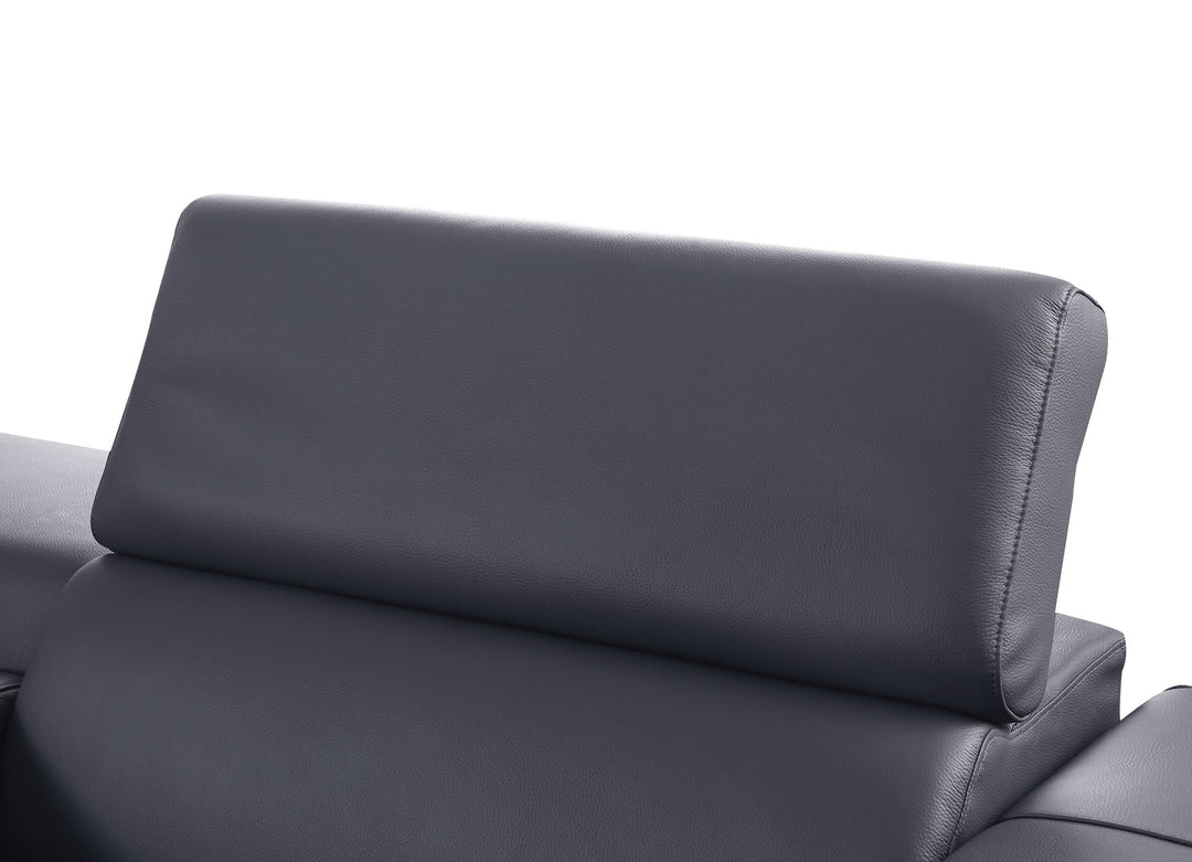 MI-633 Picasso II 7pcs Dk. Grey Reclining Sectional