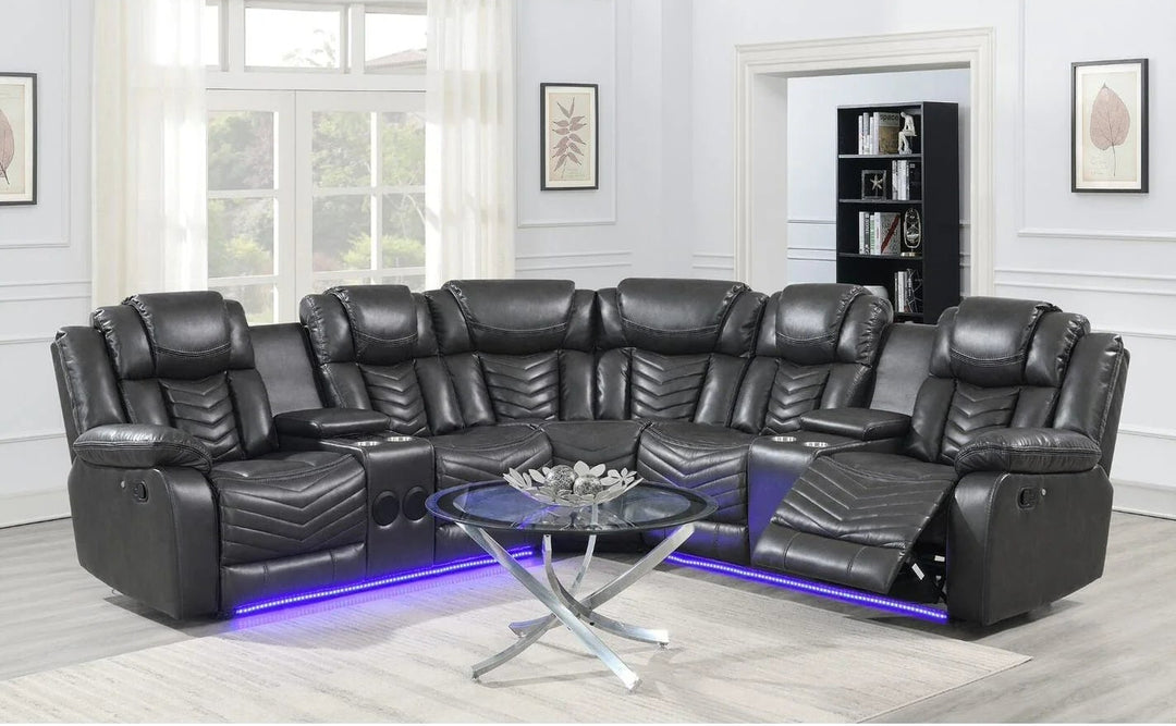 S2021 Lucky Charm Reclining  Sectional