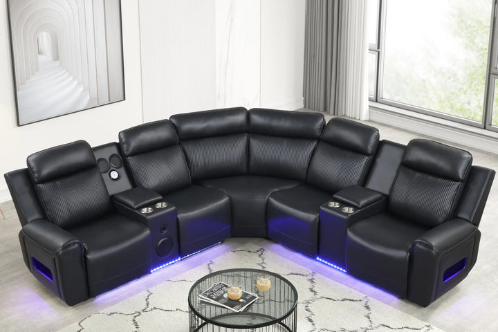 S3550 Galaxy Power Reclining Sectional