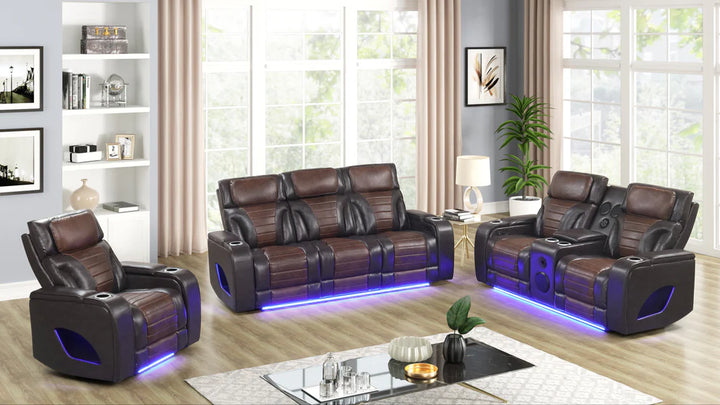 S4200 Robin (Brown) Sofa & Loveseat Set