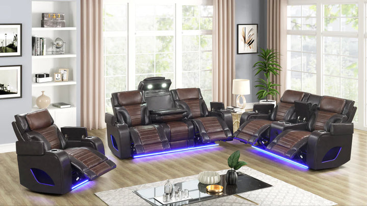S4200 Robin (Brown) Sofa & Loveseat Set
