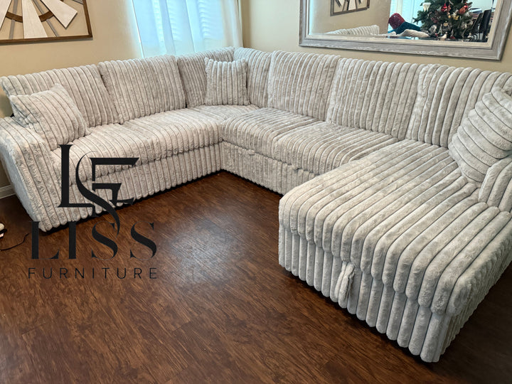 Raha II - Sectional Sofa w/ Pull-Out