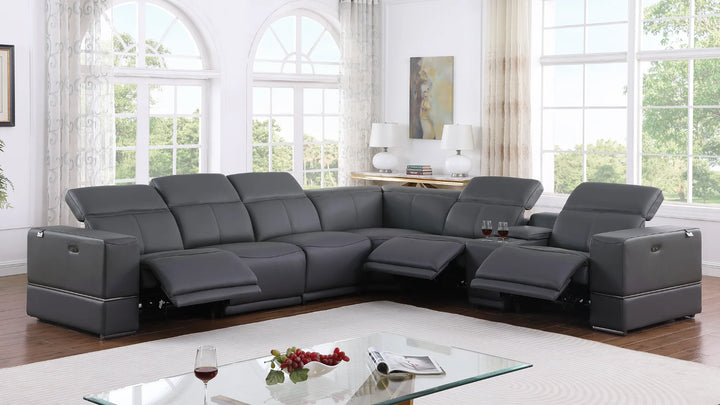 MI-1122 Franco 7-Piece Power Reclining Sectional