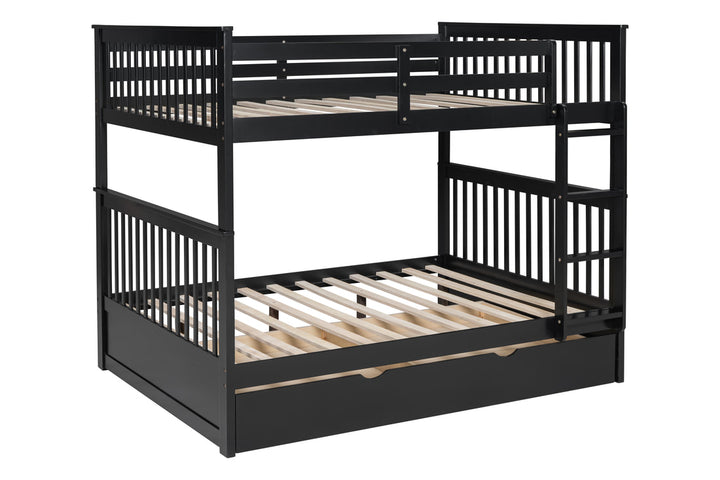 BB30 Full/Full Bunk Bed w/Twin Trundle