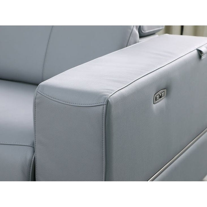 MI-1122 Franco 6pcs Light Blue Reclining Sectional