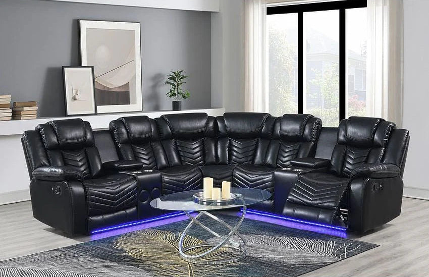 S2021 Lucky Charm Reclining  Sectional