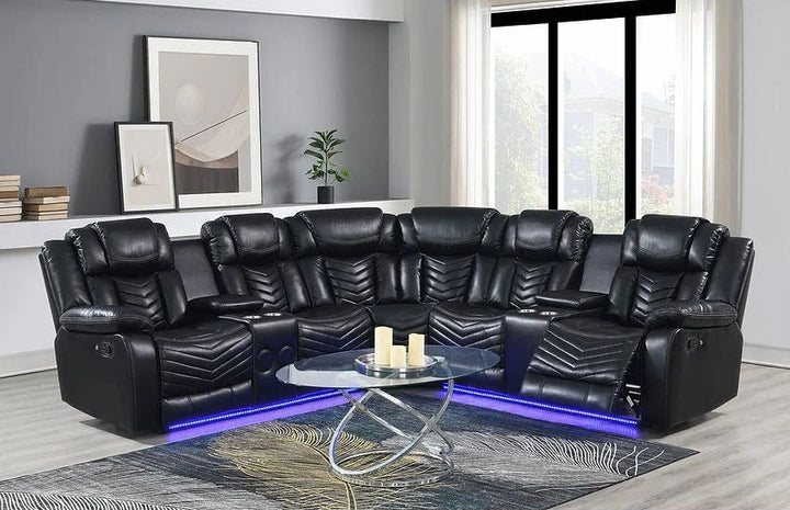 S2021 Lucky Charm Reclining  Sectional