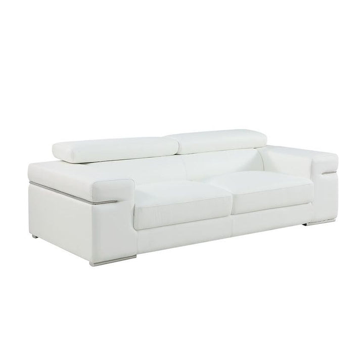 MI-8020 Soho White Sofa & Loveseat