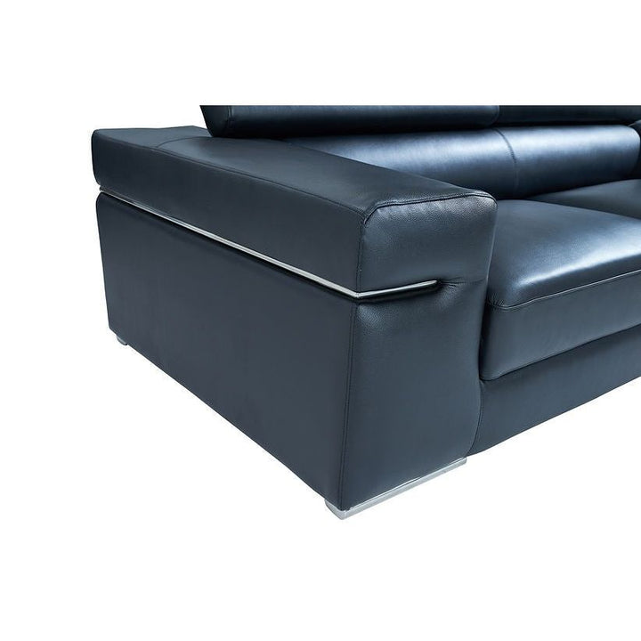 MI-8020 Soho Black Sofa & Loveseat