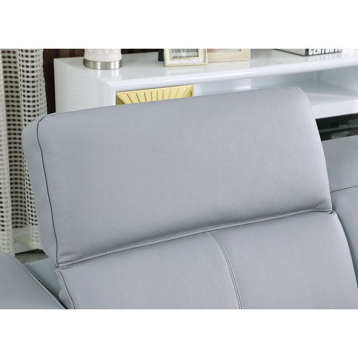 MI-1122 Franco 6pcs Light Blue Reclining Sectional
