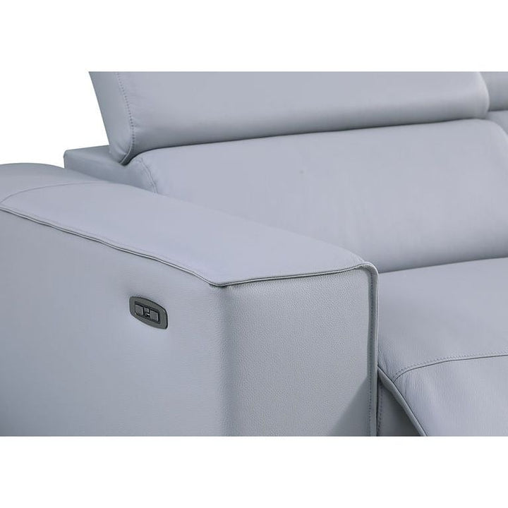 MI-631 Picasso 7pcs Light Blue Reclining Sectional