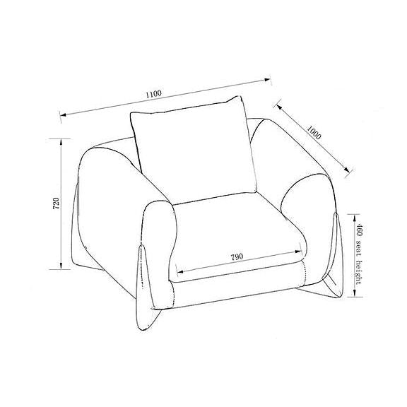 S4045 Stylus Sofa & Loveseat