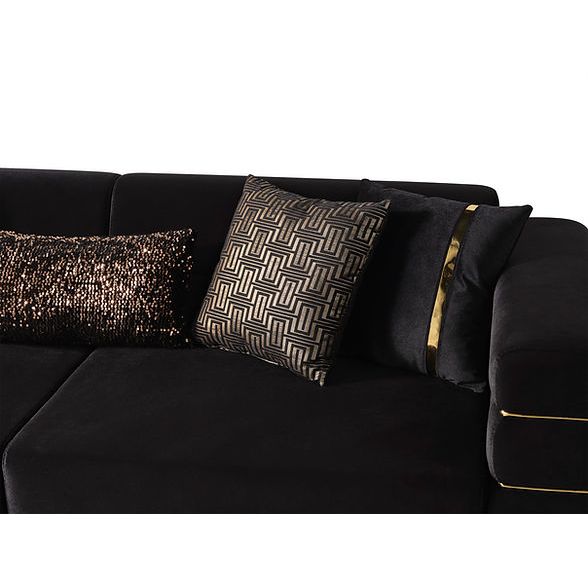 Luma Black Sofa & Loveseat
