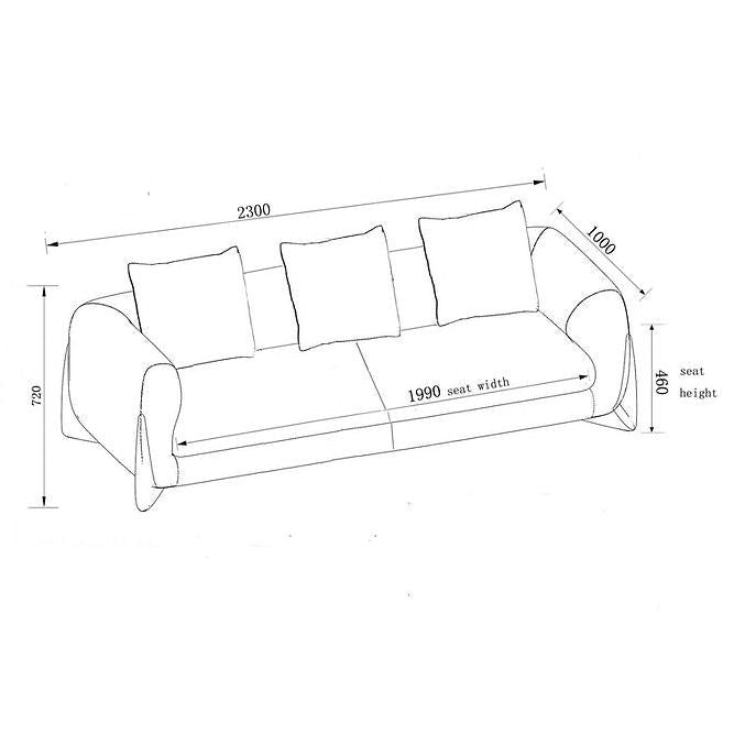 S4045 Stylus Sofa & Loveseat