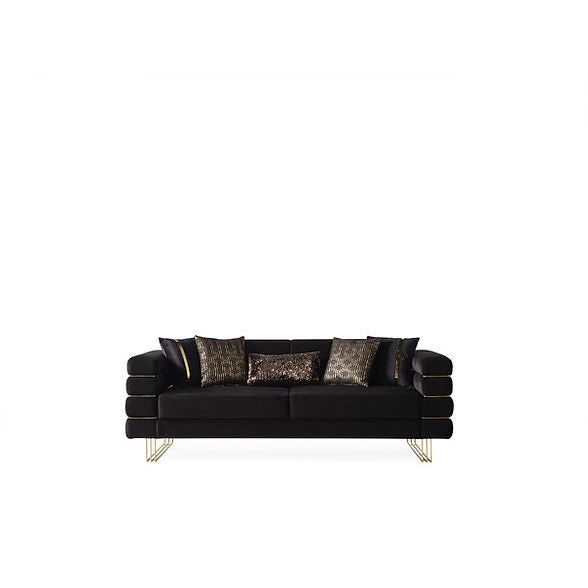 Luma Black Sofa & Loveseat