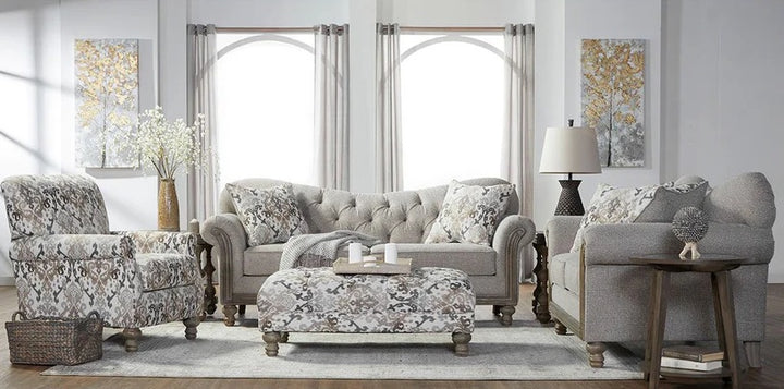 S8725 Sandstone Oyster Sofa & Loveseat