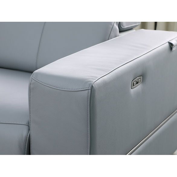 MI-1122 Franco 7pcs Light Blue Reclining Sectional