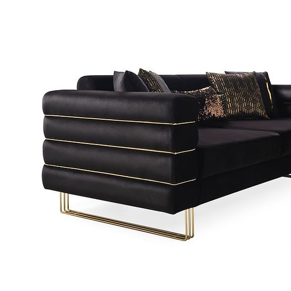 Luma Black Sofa & Loveseat