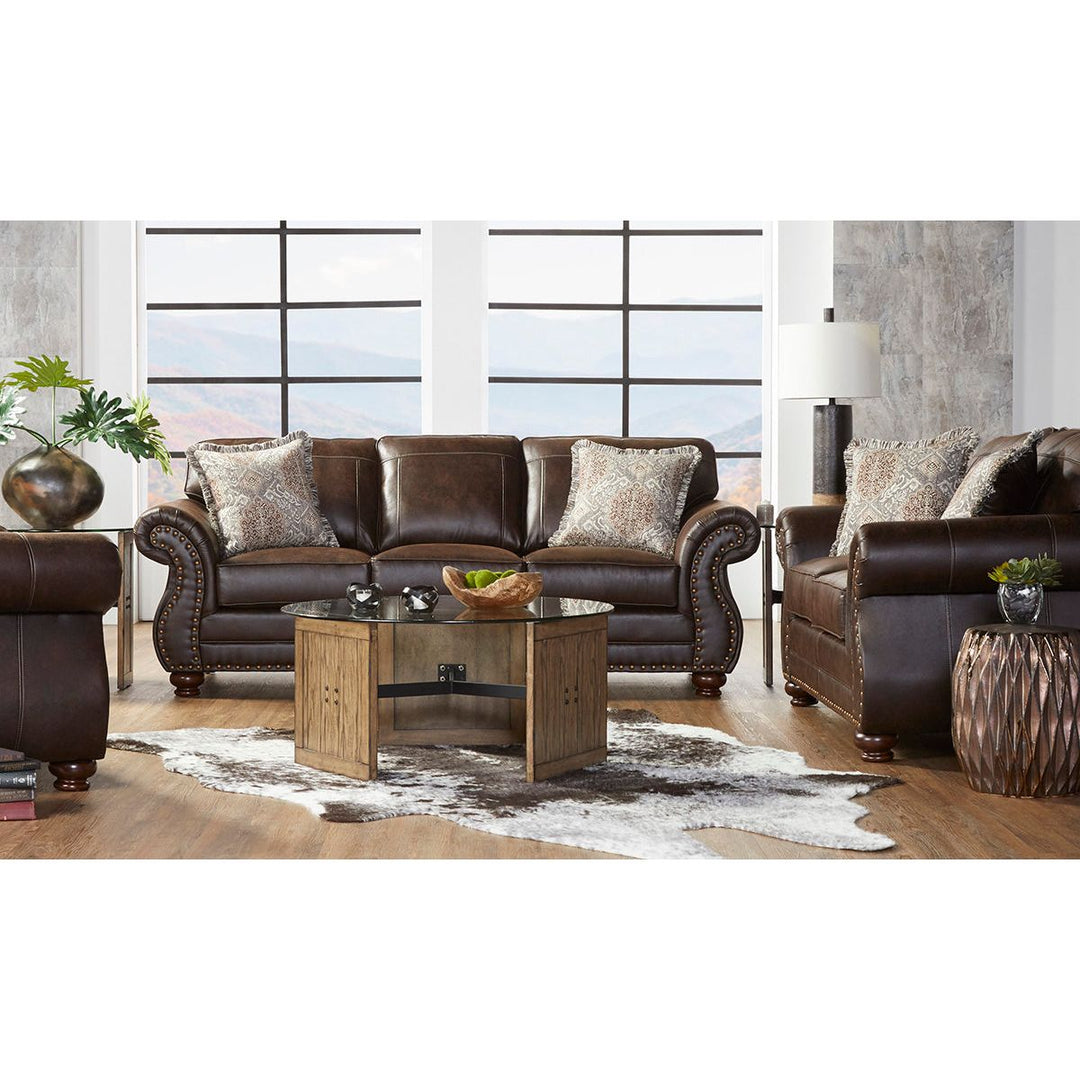 S17400 Ridgeline Brownie Sofa & Loveseat