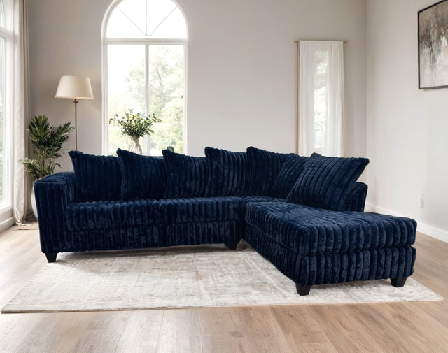 S300 Gia Corduroy Sectional Sofa
